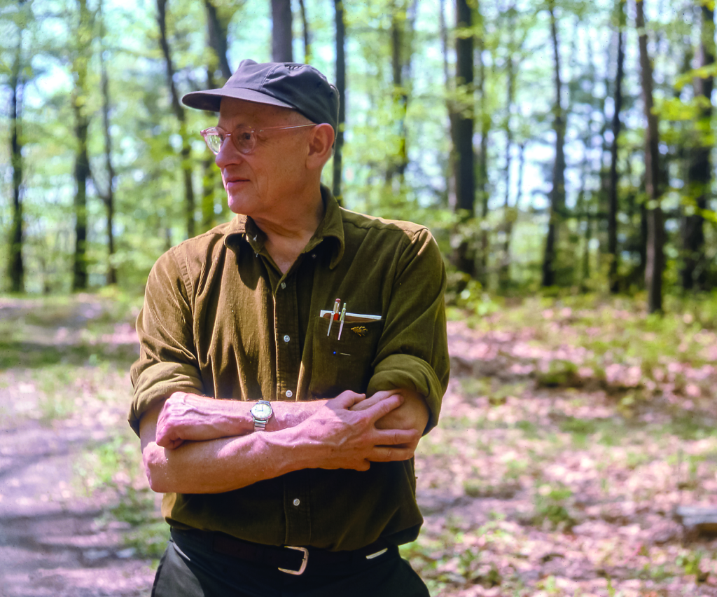 Dan Smiley at Mohonk Preserve, 1975.