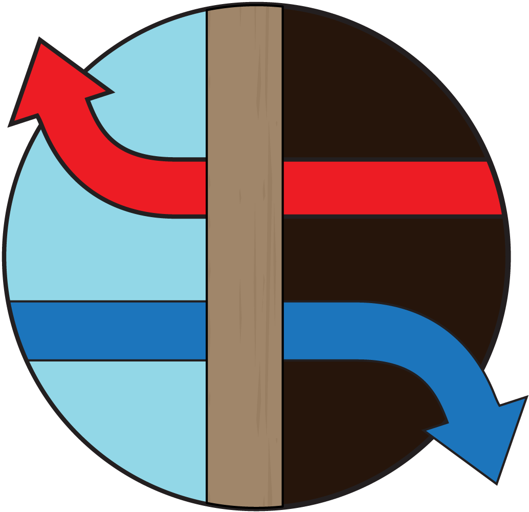 illustration of ventilation holes for a nest box